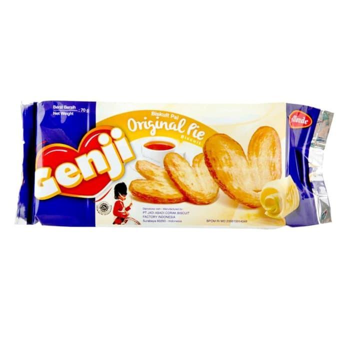 Gambar MONDE GENJI ORIGINAL PIE 70gr CEMILAN ANAK BISKUIT PARSEL KUE HATI - GENJIPIE 70gr dari 8 MART undefined Tokopedia