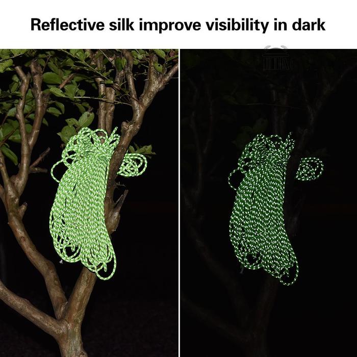 Gambar Tali Reflektif 50m Paracord Cord Outdoor Gear Lanyard 1inti Untai dari hascertukin undefined Tokopedia