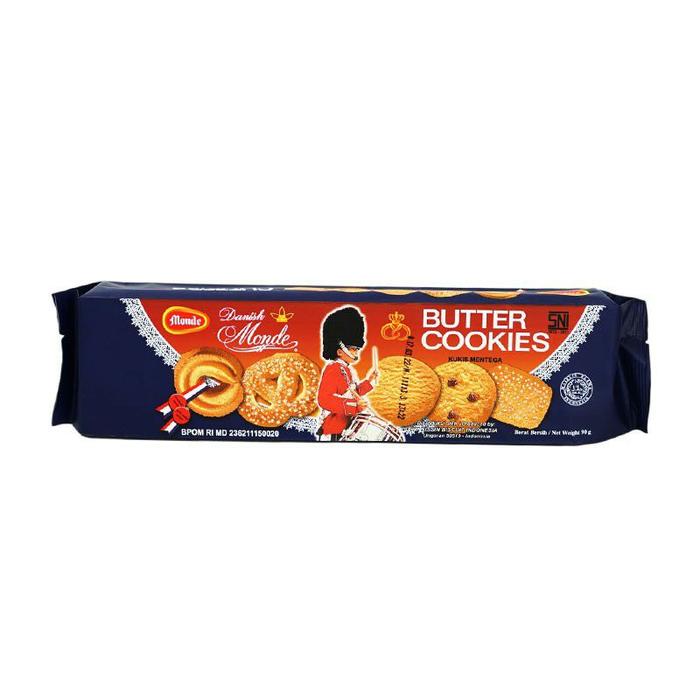 Gambar MONDE BUTTER COOKIES 90gr BISKUIT KUE WAFER DANISH CEMILAN ANAK - MD BUTTER 90 dari 8 MART undefined Tokopedia