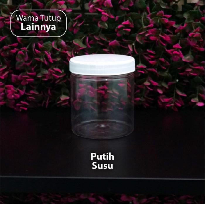 Gambar Toples Plastik PET Jar 500 ml Ekonomis - Model Tabung - Merk IPC - Tutup Putih dari E-QuPack undefined Tokopedia