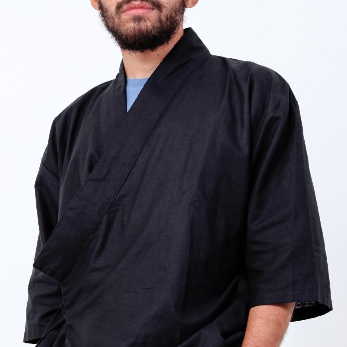 Gambar 気 Kí | Kimono Outer Pria - Black dari LUSIVE undefined Tokopedia