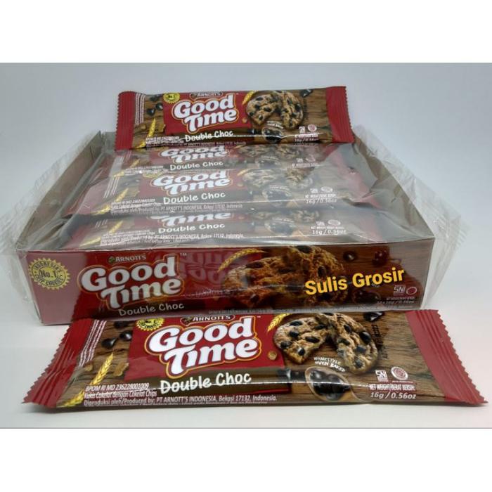 Gambar GOOD TIME COOKIES 16GR DOUBLE CHOC SINGLES PER BOX ISI 12 PCS dari Cantikastore36 undefined Tokopedia
