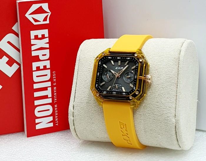 Gambar Jam Tangan Branded Expedition 6840 Fashion Wanita Kotak Segi Original - Yellow dari Digitec Official Watch undefined Tokopedia
