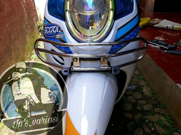 Gambar aksesoris scoopy grill depan scoopy Front Rack scoopy gril depan new dari keyshaalmaira, store undefined Tokopedia