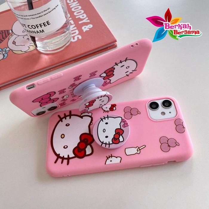 Jual SS267 case Popsocket HELLO KITTY Oppo F1s A59 A3s A5s A7 A11k