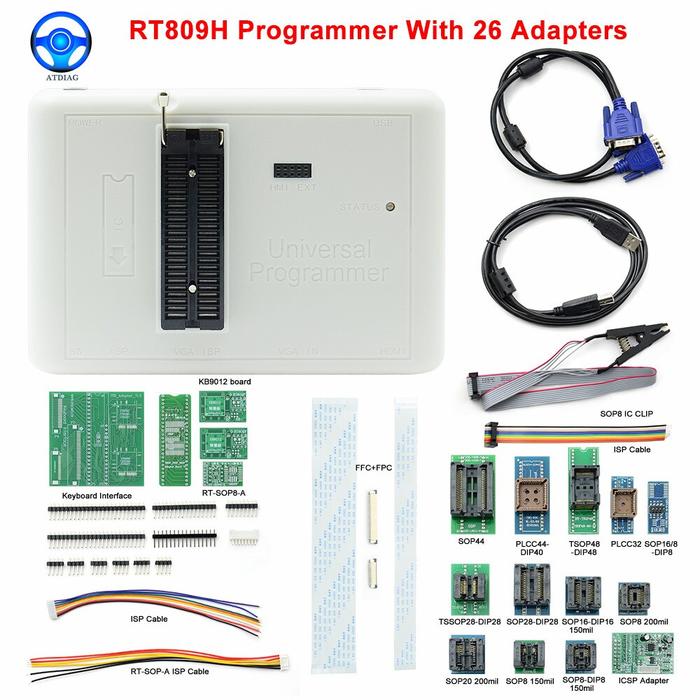 Jual 2021 Original RT809H Universal Programmer EMMC-Nand FLASH ...