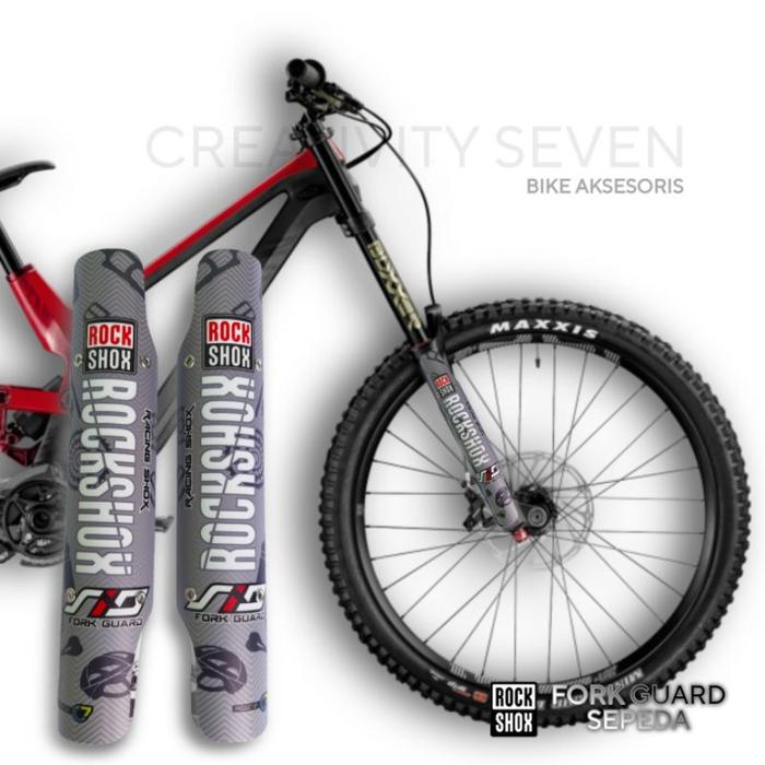 Gambar DISKON Fork guard sepeda / Aksesoris sepeda / Pelindung fork sepeda dari Turonggo Mudo undefined Tokopedia