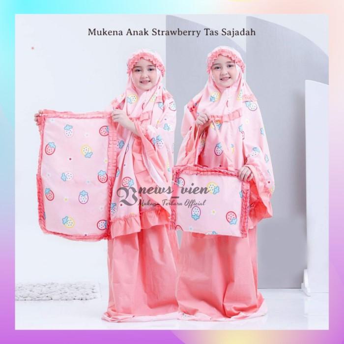 Gambar Mukenah anak usia 2 3 4 5 6 7 8 9 10 11 12 tahun lucu katun adem baru - M dari Vien@Store undefined Tokopedia