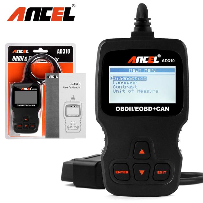 Gambar Ancel AD310 Car Full OBD2 Diagnostic Tools OBD 2 Automotive dari Vega Super Mart undefined Tokopedia