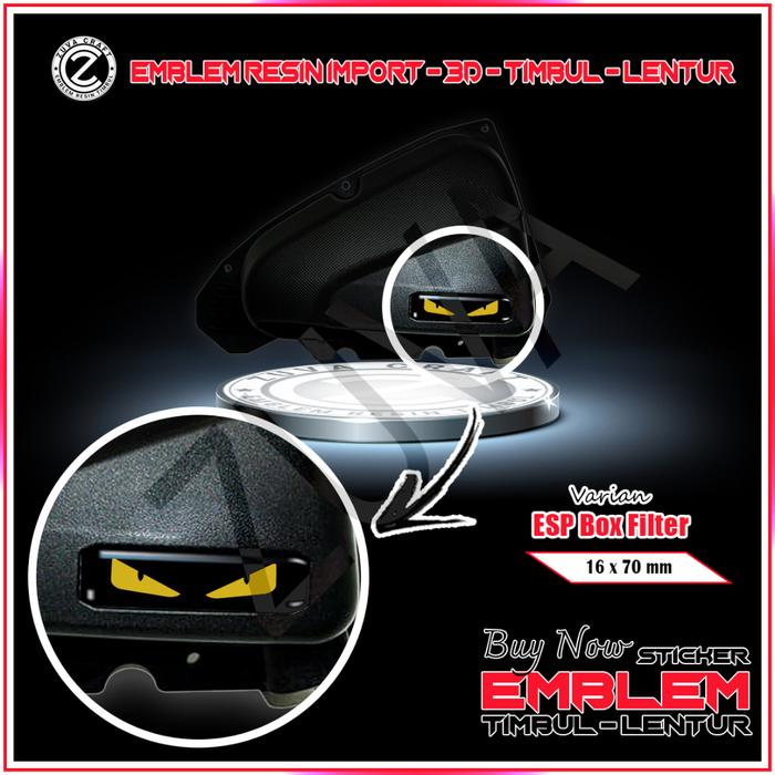 Gambar FENDI MONSTER STIKER ESP TIMBUL LENTUR STIKER ESP STIKER MOTOR dari Zuva craft undefined Tokopedia