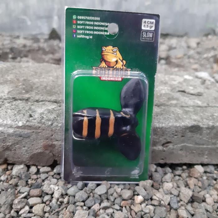 Gambar soft frog 4 cm model cicada - Hitam, 4 cm dari trisulia undefined Tokopedia