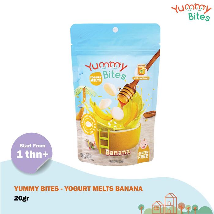 Gambar [BS] Yummy Bites Yogurt Melts / Cemilan Yogurt Bayi / Snack MPASI Bayi - Banana Honey dari Bayi Soleha undefined Tokopedia