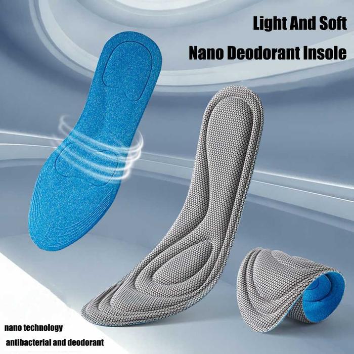 Gambar Insole Alas Sepatu 4D Memory Foam Antibacterial Breathable XD 33 - Gray, 39-40 dari FASHION SHOW INDONESIA undefined Tokopedia