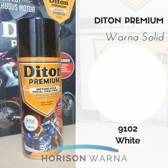 Gambar Pilox Cat semprot DITON PREMIUM Warna Standar - Black Doff Gold Clear - White dari Horison Warna undefined Tokopedia