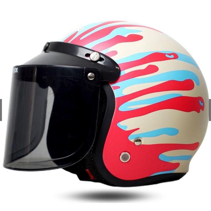 Gambar Helm Bogo 4 - SPLASCREMDOFF, CEMBUNG HITAM dari TROVO STORE undefined Tokopedia