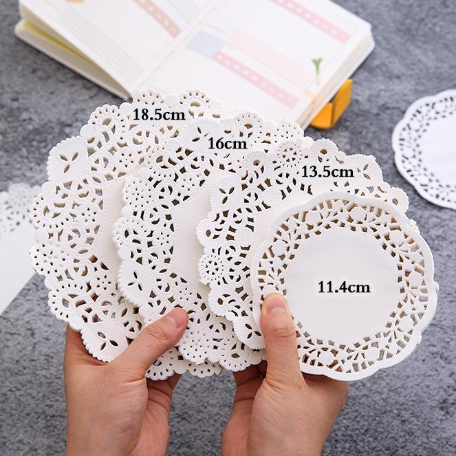 Gambar 1 Lembar Kertas Doily Doilies/ Lace Scrapbook Dekorasi Deco Vintage - 13cm dari Artopia Art Store undefined Tokopedia