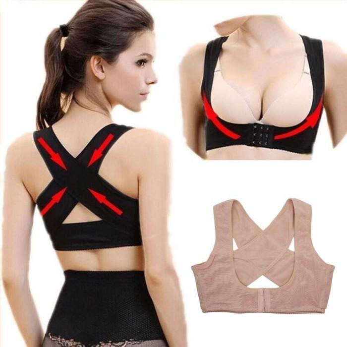 Gambar Alat Tali Body Harness Korset Pengencang Payudara Kendur Dan Penegak Tulang Punggung Wanita Dewasa Paling Ampuh - Hitam, S dari AEP STORE_NEW undefined Tokopedia