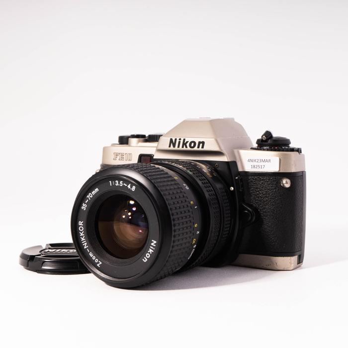 美品！完動品！NIKON FE NIKKOR 35-70mm レンズセット フィルム一眼レフ Nikon FE10 35-70mmレンズセット 【公式通販】