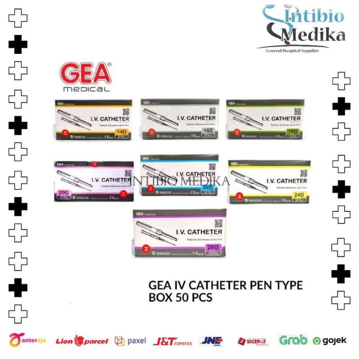 Gambar Dijual Per BOX GEA HEALTHCARE Pen Type I.V 1820222426 Murah dari tokoEditha undefined Tokopedia