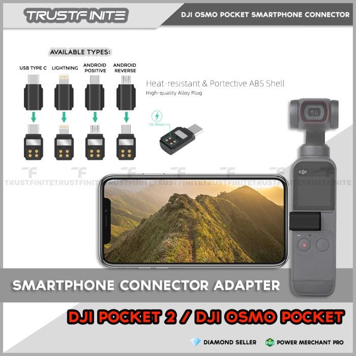 Jual Micro USB Adapter Phone Connector for DJI Osmo Pocket Action