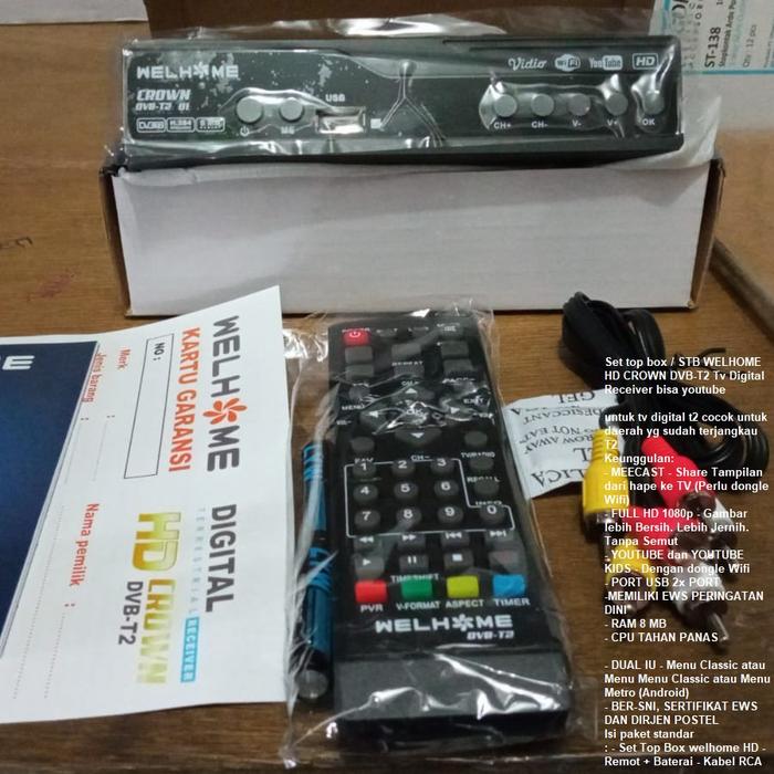 Gambar Set Top Box Receiver Matrix Garuda Hd Dvbt2 - Welhome Crown dari Ema Official undefined Tokopedia