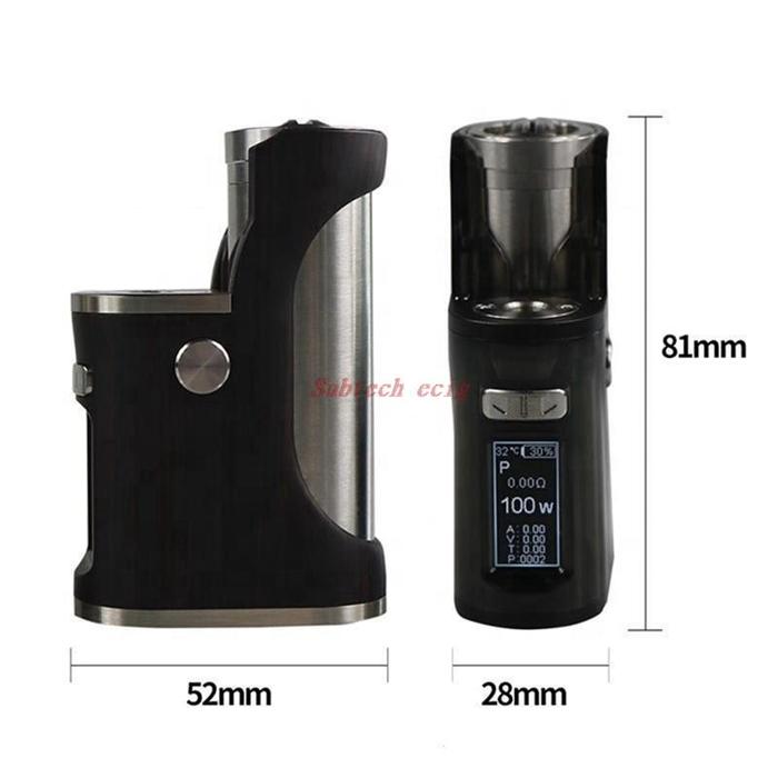 Gambar Hippovape B'adapt Pro 100W TC VW SBS Vape Box Mod 26mm Diameter Tawny dari RED MARKET ID undefined Tokopedia