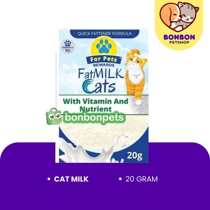 Gambar Fat Milk Cats Susu Penggemuk Kucing 20gr Original Kitten Adult Kucing - Fat Milk dari BonBon.Petshop undefined Tokopedia