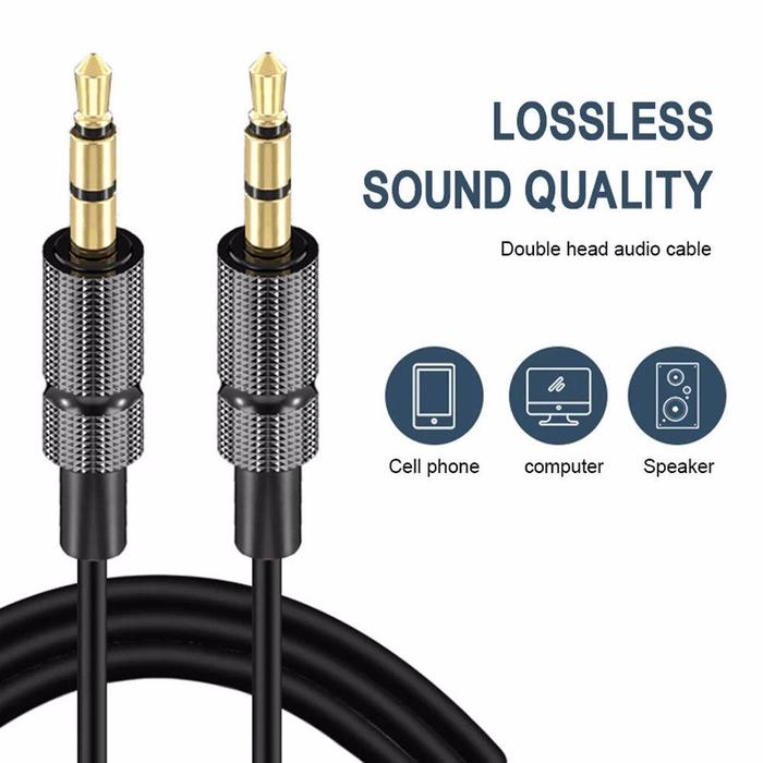 Gambar Kabel Audio Untuk Aksesoris Headphone Komputer Kabel Sambung Aux Cord dari AndreJaya1 undefined Tokopedia