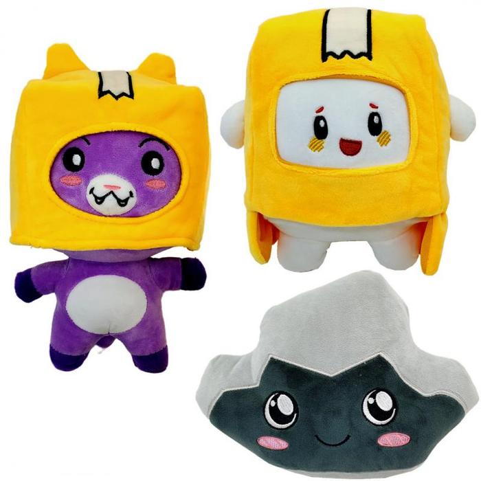 Gambar Lankybox Mainan Boneka Stuffed Plush Kartun Robot Rubah / Rocky Bisa dari Acinwu undefined Tokopedia