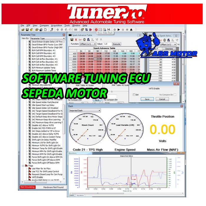Gambar TUNERPRO RT TUNER PRO RT SOFTWARE UNTUK TUNING ECU ECM FULL AKTIVASI dari ASS MOTOR undefined Tokopedia