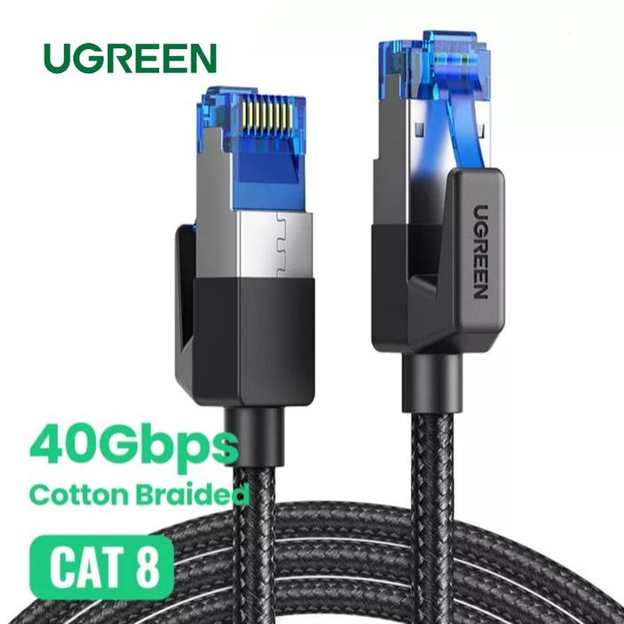 Gambar Ugreen NW153 Kabel Ethernet CAT 8 40Gbps 2000MHz Networking LAN RJ45 C dari Maju Jaya286 undefined Tokopedia