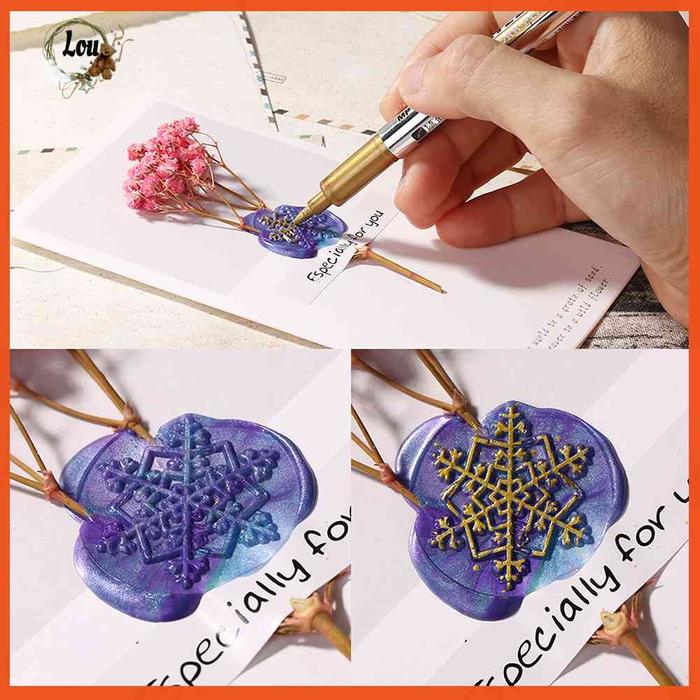 Gambar Diy Art Seal Head Craft Supplies Round Untuk Kemasan Scrapbooking (B) dari ode cake undefined Tokopedia
