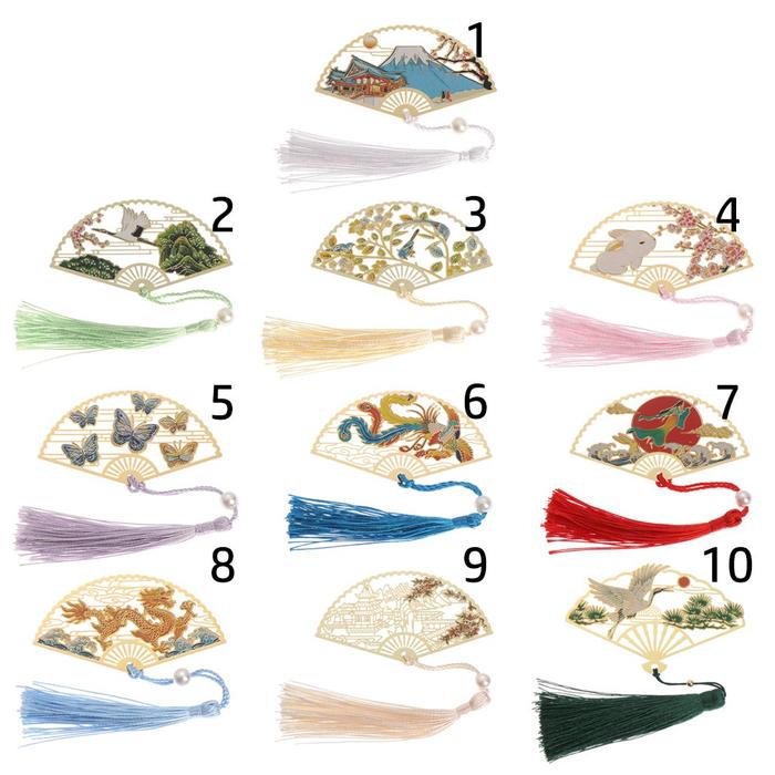 Gambar LAKAMIER School Office Supplies Brass Bookmark Retro Pagination Mark dari dhefhon store undefined Tokopedia