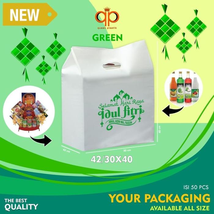 Jual TERBARU isi 50pcs Kantong Plastik motif idul fitri Kantong