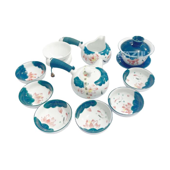 Gambar K28 CHINESE TEA POT SET 6 CUP GAGANG LUXURY SOUVENIR GIFT PREMIUM - 03 dari Kazu_NEW undefined Tokopedia