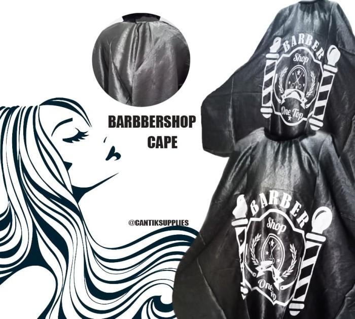 Gambar KIP BARBER PANGKAS RAMBUT/ BLACK BARBER CAPE / KIP SALON BARBER - NON KARET dari Agen Kosmetik Grosir undefined Tokopedia
