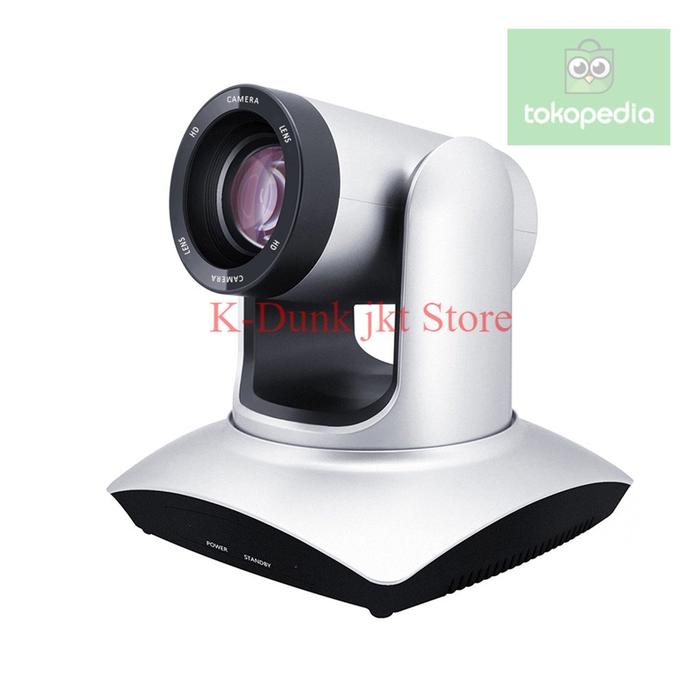 Gambar Kamera WebCam PTZ Zoom 20X Dengan PortUSB Dan Remot Kontrol Skype Zoom - Hitam hitam, Steker UE dari K-Dunk Jkt Store undefined Tokopedia