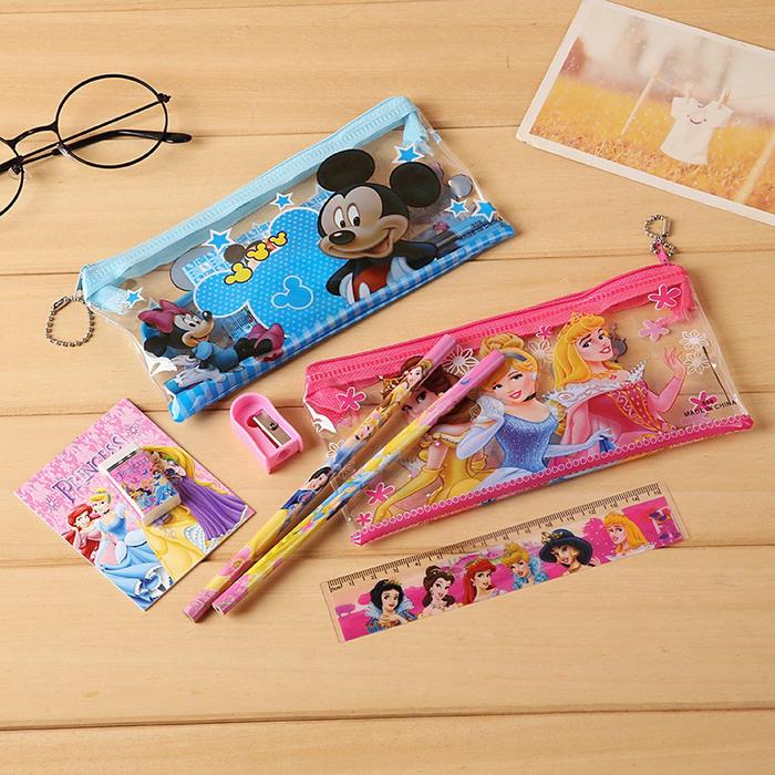 Gambar 7in1 Set Alat Tulis Sekolah Kado Souvenir Ultah Anak - 7in1 Princess dari Little o store undefined Tokopedia