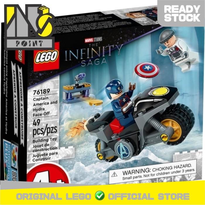 Jual LEGO 76189 Super Heroes Captain America and Hydra Face