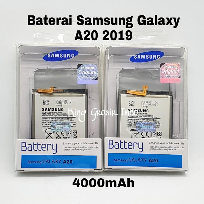 Gambar Baterai Samsung Galaxy A20 2019 Original 100% Battery Batre - Vc dari kelentet undefined Tokopedia