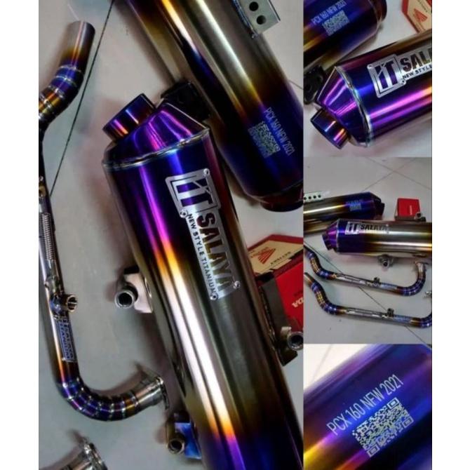 Gambar Jual Kenalpot Titanium It Salaya Original Honda Pcx 160 New Diskon dari Wenda mall undefined Tokopedia