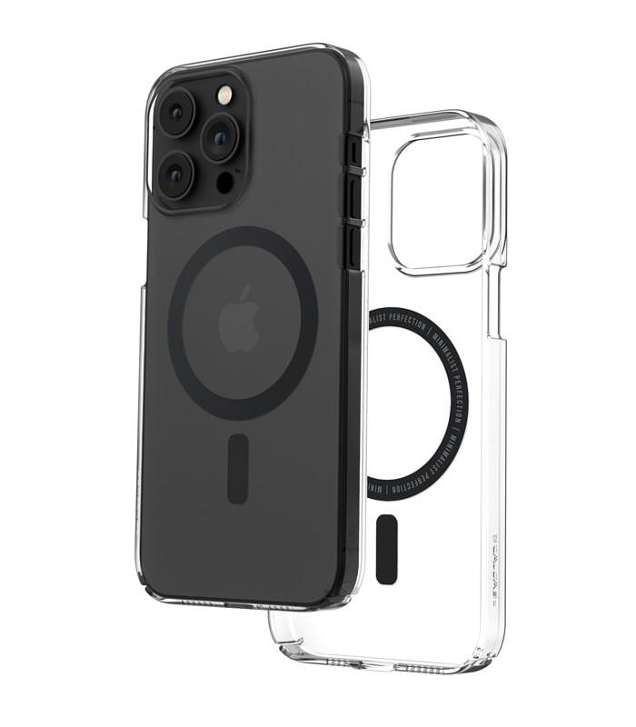 Gambar Magsafe Case Compatible For iPhone 14 Pro Max - Caudabe Lucid Clear Classic Casing - Charcoal Clear, 14 Pro dari GadgetLifestyle Shop undefined Tokopedia