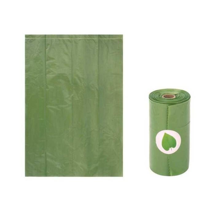 Gambar Kantong Plastik Kotoran Anjing Biodegradable Dog Poop Bag - LT15 - Hijau, 8 Roll dari Solusi Indonesia_NEW undefined Tokopedia