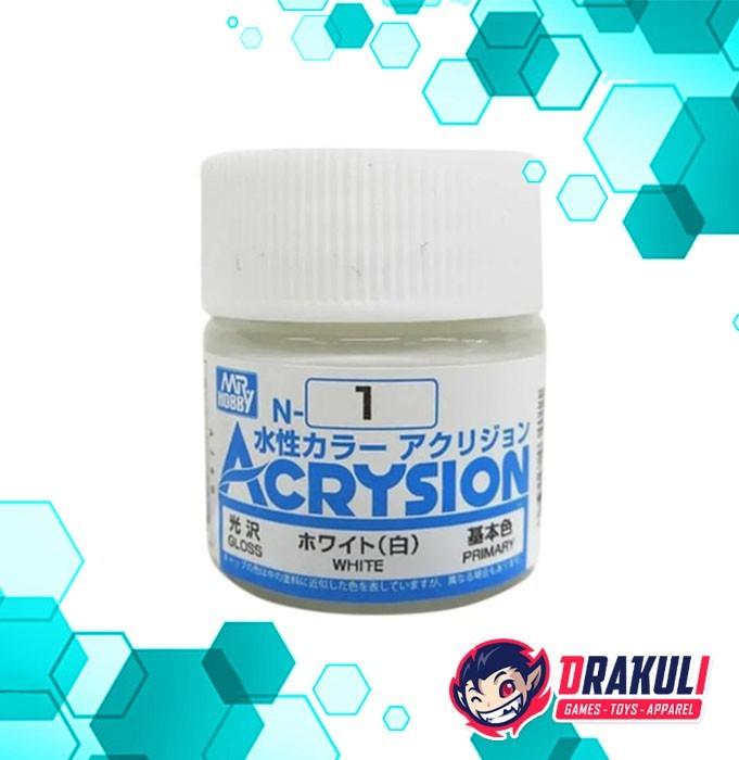 Gambar Mr. Hobby Acrysion Model Kit Paint - White N1 dari Drakuli Games Store undefined Tokopedia