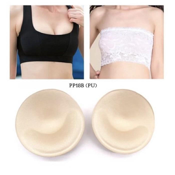 Gambar PENGGANTI CUP BUSA PUSH UP BRA SPONGE PAD TEBAL BAWAH INSERT PP18B - NUDE PUSH UP dari Lenka Wedding Shop undefined Tokopedia