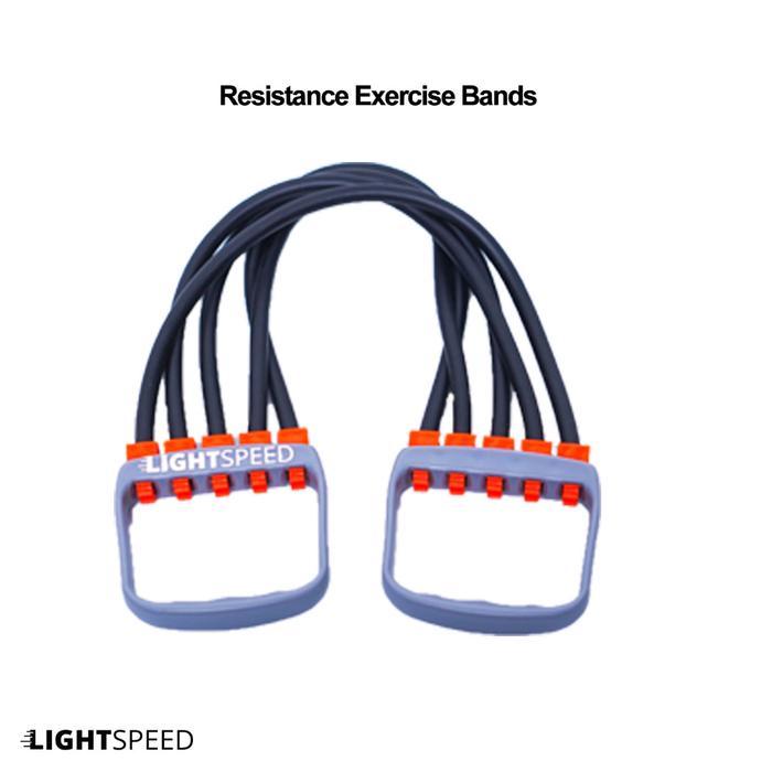 Gambar LIGHTSPEED Resistance Exercise Bands / Resistance Band - HITAM, Exercise Band dari lightspeed.co undefined Tokopedia