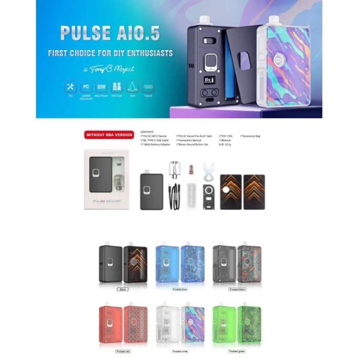 Gambar PULSE AIO.5 KIT WITHOUT RBA MOD DEVICE MOD PULSE AIO 5 KIT AUTHEN - FROSTED GREEN dari tokocuantiaphari undefined Tokopedia