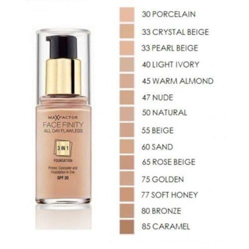 Gambar Foundation Max Factor Facefinity 3in1 - Soft Honey dari Mejikushop undefined Tokopedia