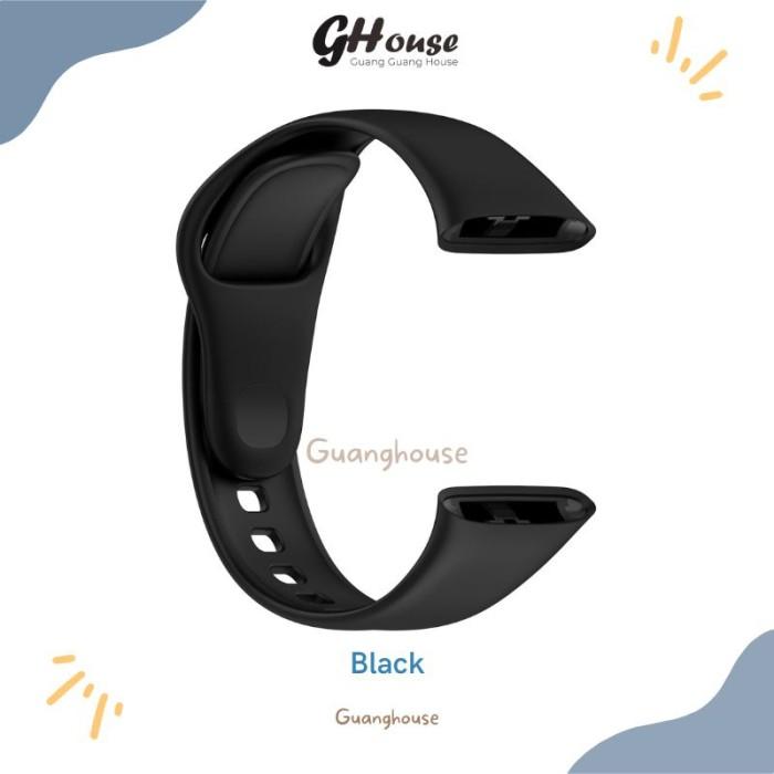 Gambar Strap Redmi Watch 3 Polos Bahan Silikone Tali Redmi Watch 3 - Hitam, Redmi Watch 3 dari GuangHouse undefined Tokopedia