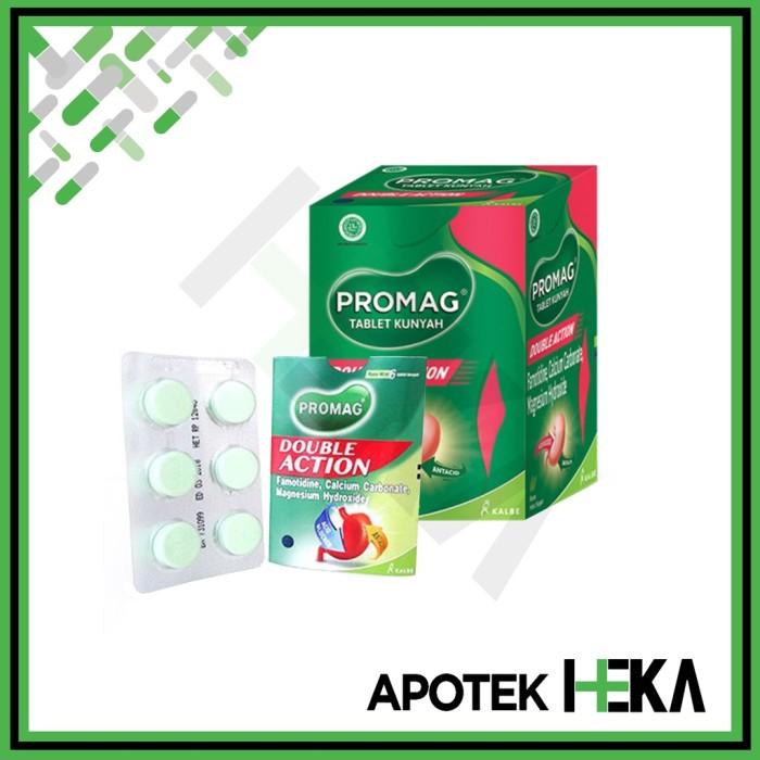 Gambar PROMAG DOUBLE ACTION OBAT MAAG DAN ASAM LAMBUNG 1 BOX ISI 6X6 TABLET dari Cleo_store. undefined Tokopedia